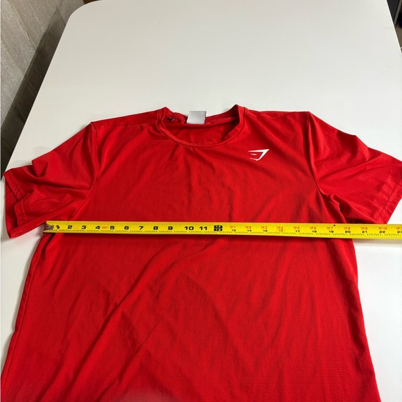 Gymshark Men's Bright Red Short Sleeve Crew Tee - Picture 10 of 11